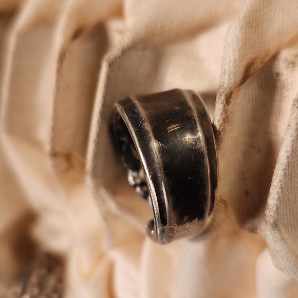 Artisan Made Antique Spoon Ring Sz 6.5 - Picture 4 of 8